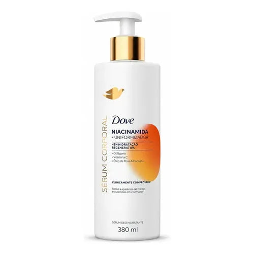 Dove Sérum Hidratante Corporal Niacinamida + Uniformizador (380ml). Oferta! 40% Off